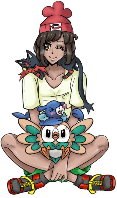 Female Pokemon Trainer Sun/Moon by TheCourt-Jester on DeviantArt