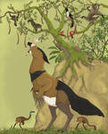 Birds of Serina 100 Million Years Hence by Sheather888