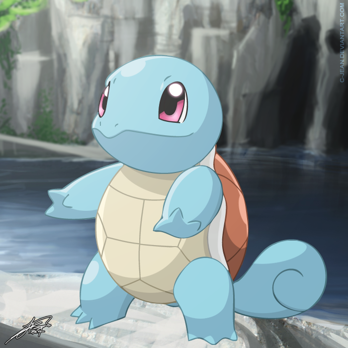 #007 - Squirtle by C-Jean