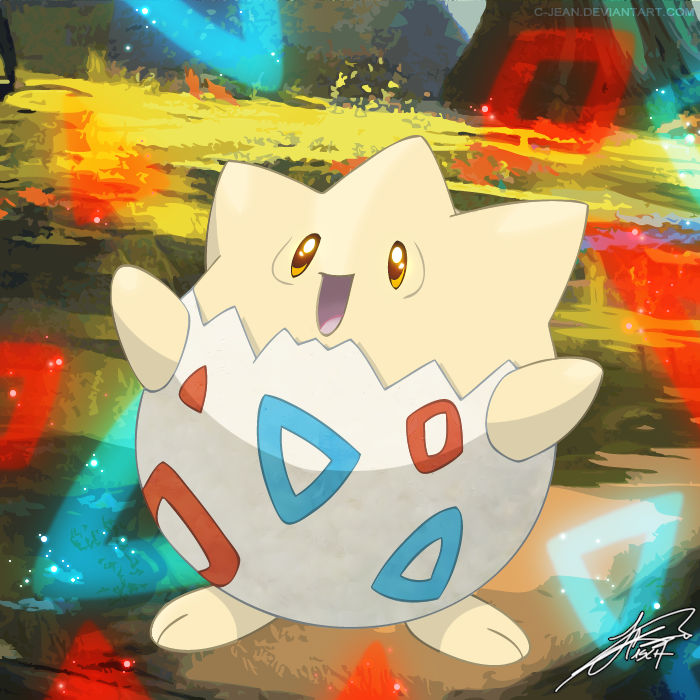 #175 - Togepi by C-Jean on DeviantArt