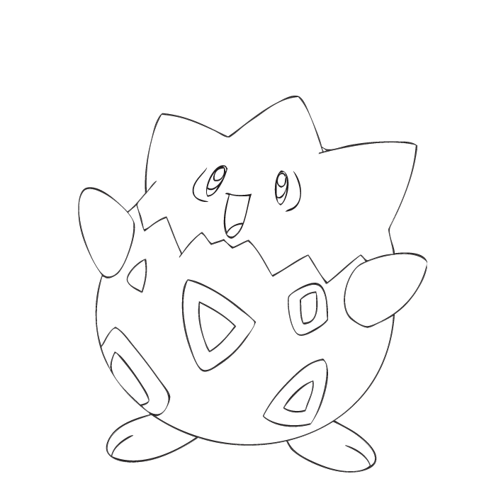 Lineart Togepi