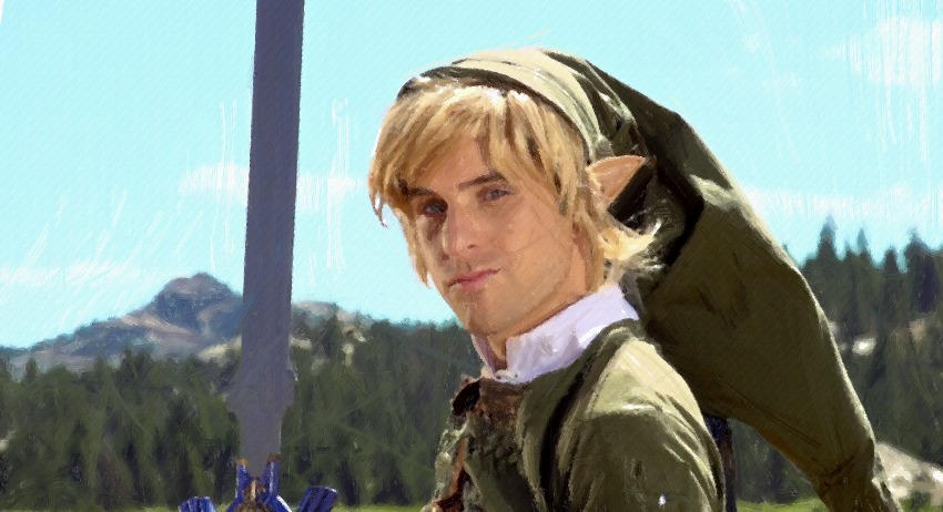 The Legend Of Zelda Rap Oil Painting by EvitaDrawings on DeviantArt