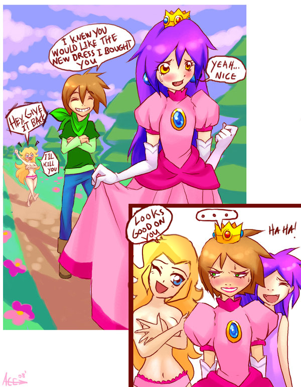 Arashi as Princess Peach