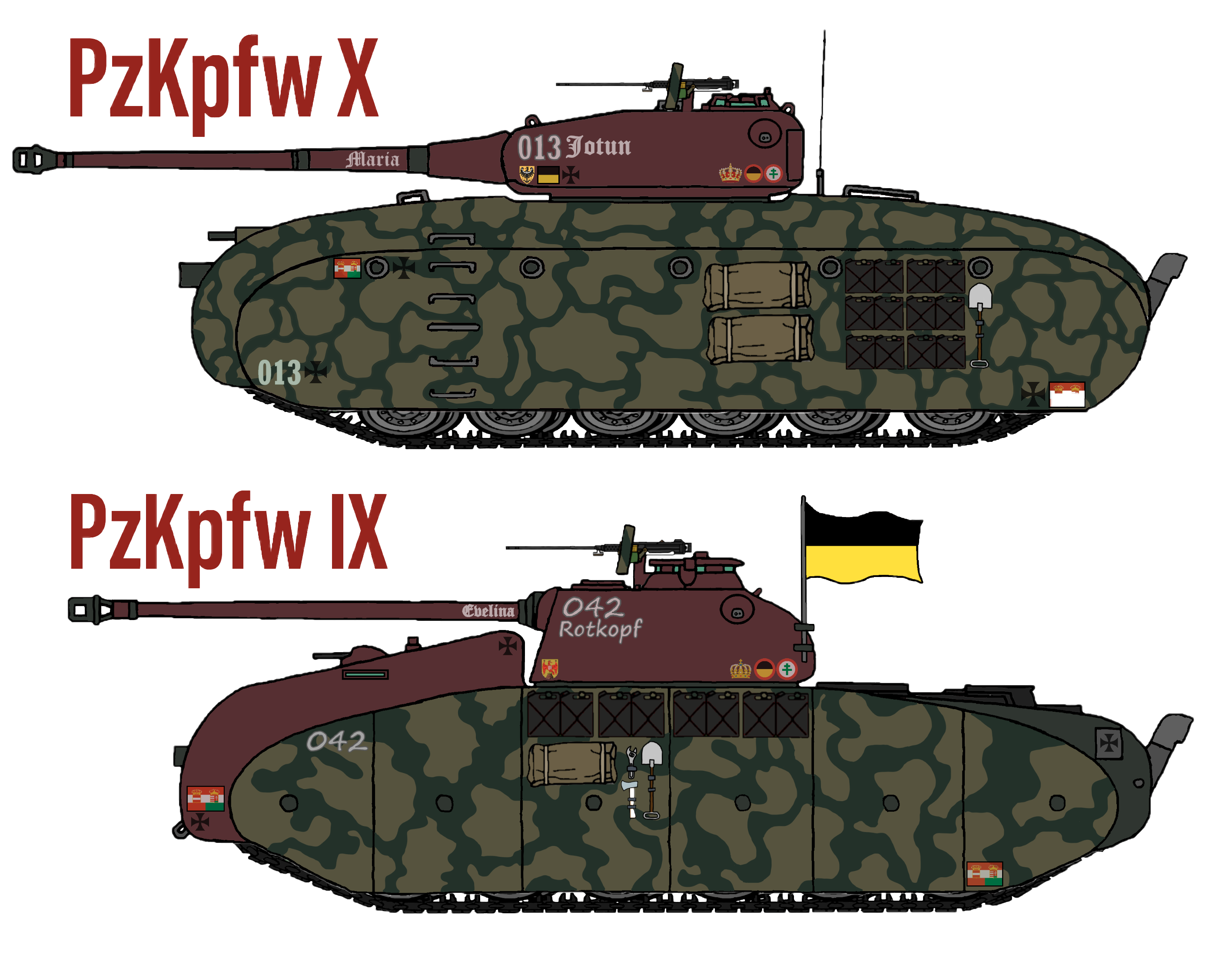 Panzer X and Panzer IX by Nikita16922 on DeviantArt