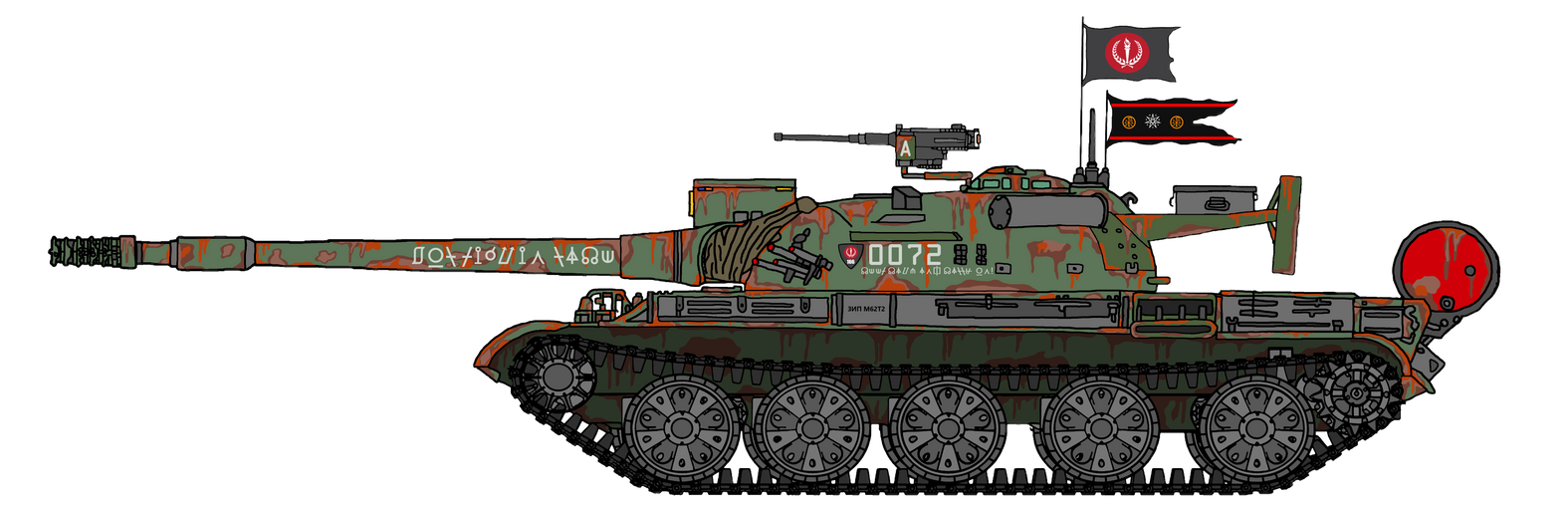T55A Soviet Custom Main Battle Tank by Nikita16922 on DeviantArt
