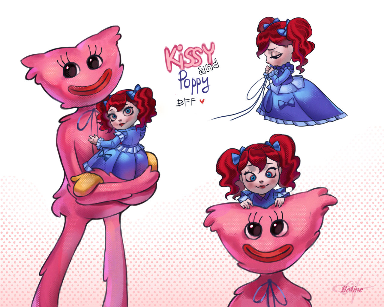 Kissy Missy and Poppy by lloline on DeviantArt Kissy Missy and Poppy by lloline on DeviantArt