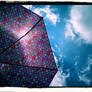 Blue Sky and Pink Umbrella