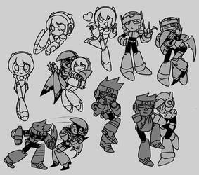 ALL THESE Megaman X OCS