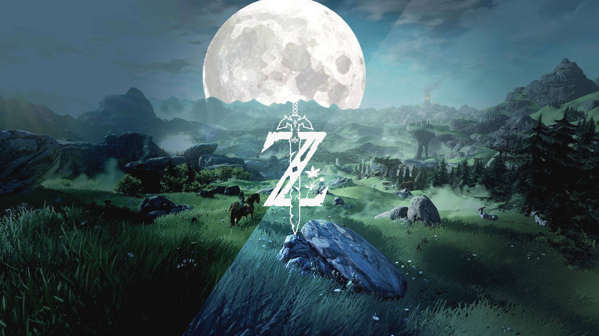 Breath Of The Wild Blue Split Wallpaper 1080p By Darklegendlink On Breath Of The Wild Blue Split Wallpaper 1080p By Darklegendlink On