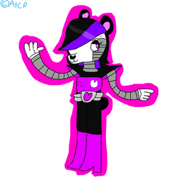 Angel as Mettaton from Undertale