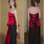 Red Corset and Gown