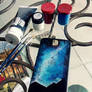 phone case night sky painting