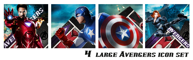 The Avengers Icon set