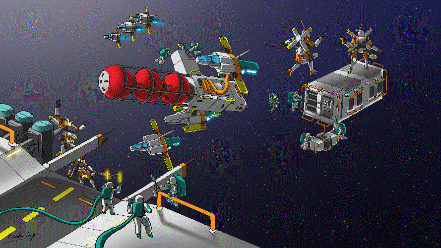 Space Animation (Jan, 2019) by Brand-194 on DeviantArt