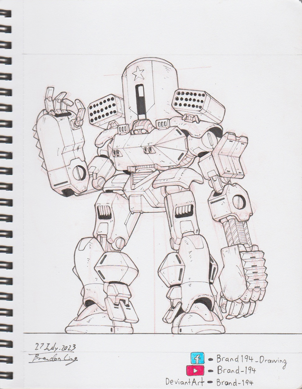 Pacific Rim Robot Drawings