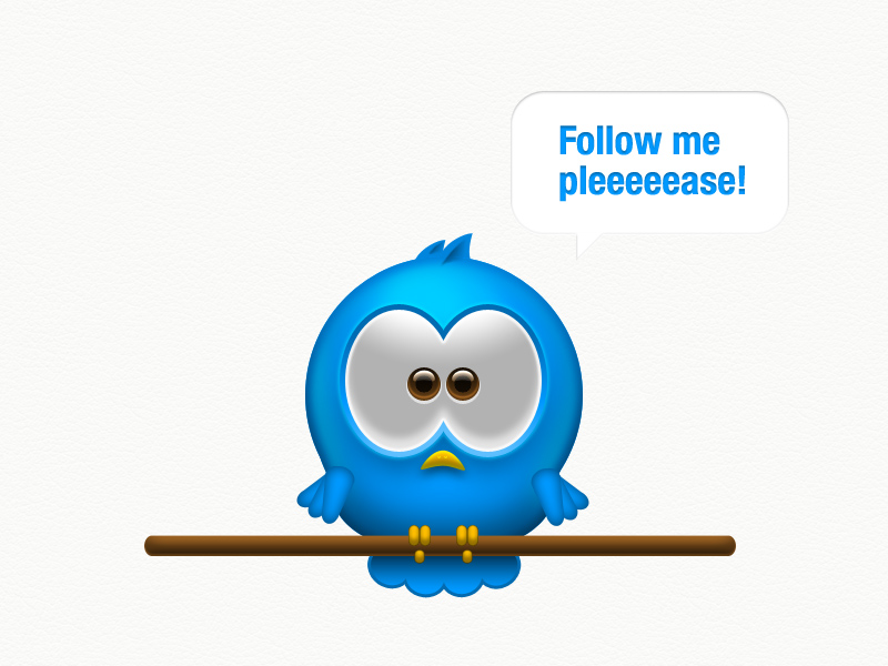 Cute Twitter Bird