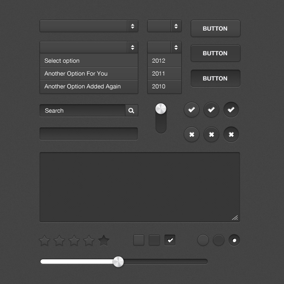 Dark Form UI Kit Free Download