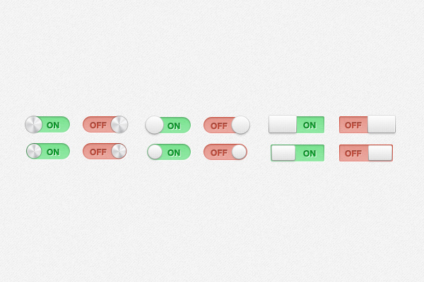 On/Off Switches and Toggles