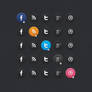 Dark Social Media Icons