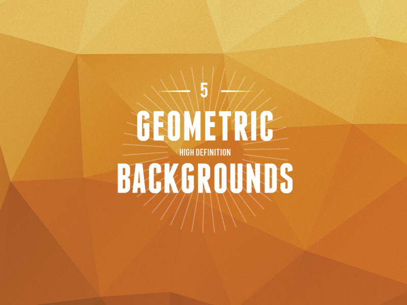 5 High Definition Geometric Backgrounds