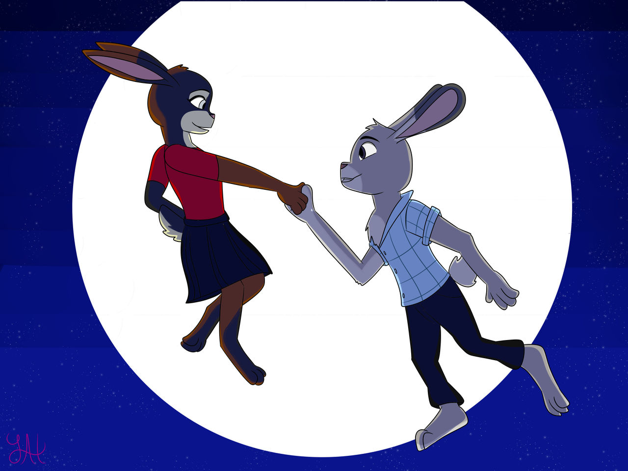 A Beautiful Night (Commission) by HahStudios on DeviantArt