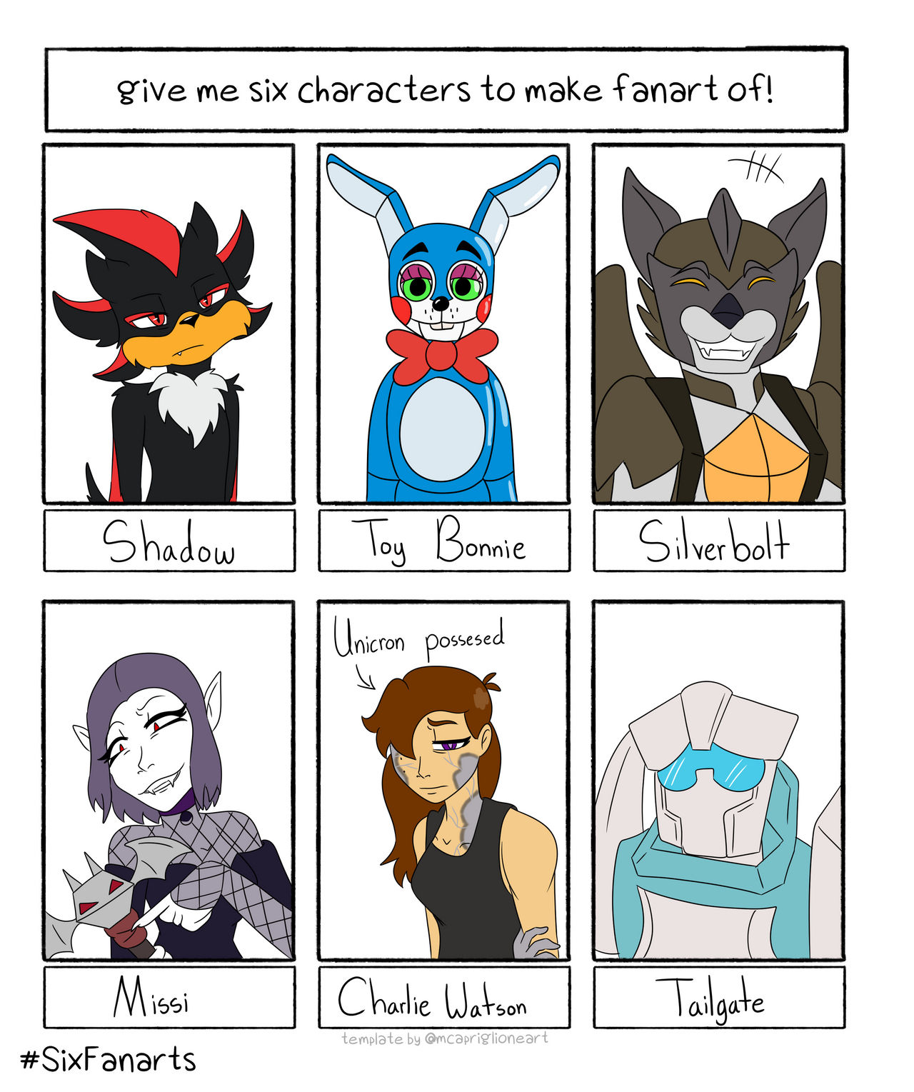 Six Fanarts by HahStudios on DeviantArt