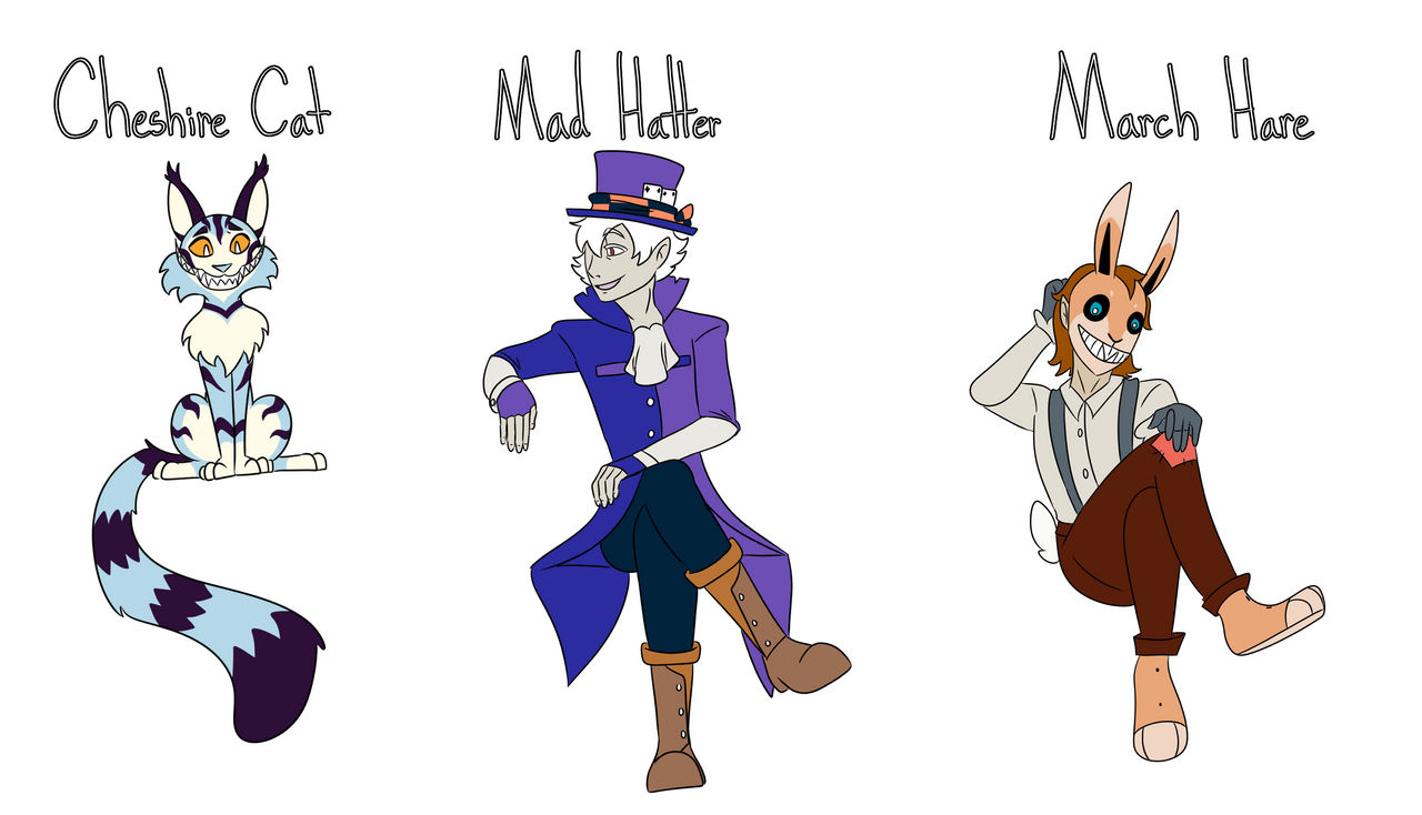 Wonderland Trio by HahStudios on DeviantArt