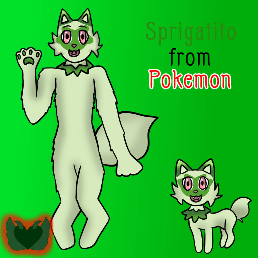 Sprigstito Pokemon Sprigatito by TheDarkAngelStudios on DeviantArt