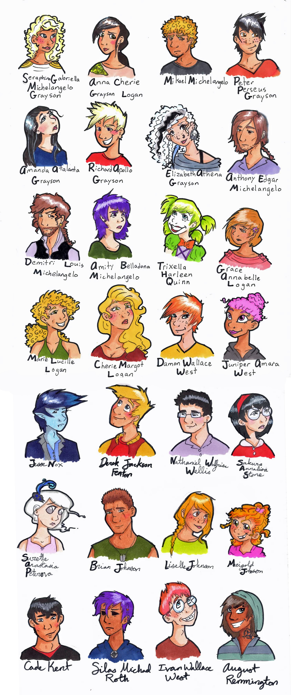 ALL THE TEEN TITANS OCS!