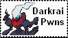 Darkrai stamp by Wierdtails