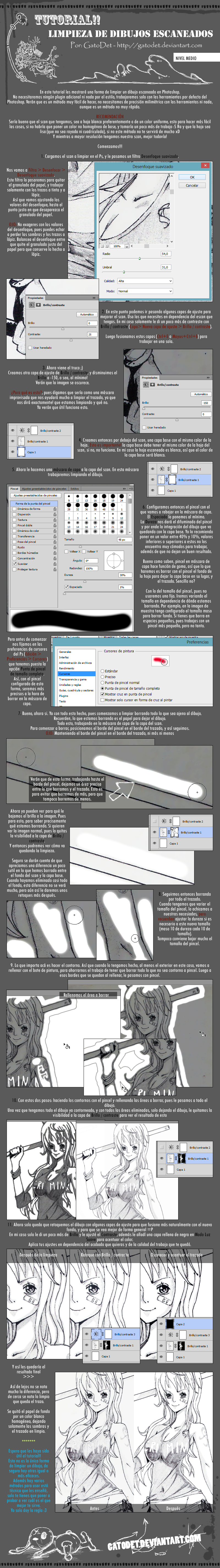 Tutorial - Limpieza de dibujos escaneados