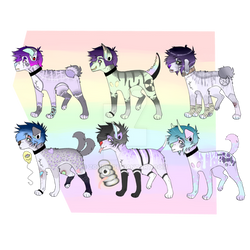 Pastel gore carnival adopts (5/6 OPEN)