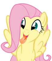 Fluttershy Likes Glass