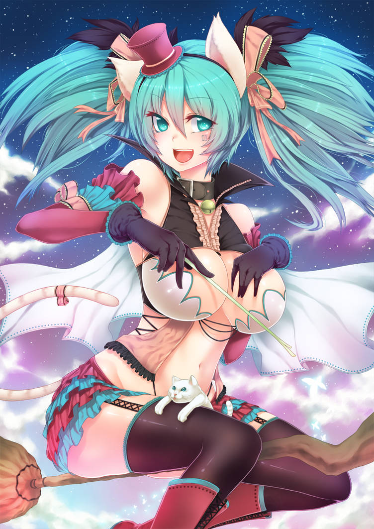 Twilight Witch Miku by FuyaHana Twilight Witch Miku by FuyaHana