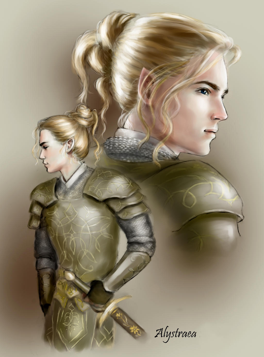 Glorfindel With Battle Hair