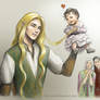 Glorfindel and Baby Arwen