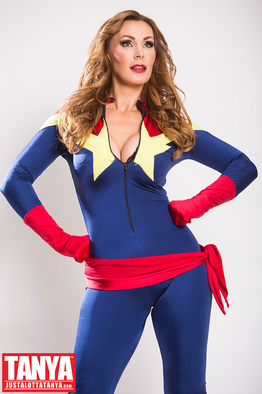 Captain Marvel Cosplay by Tanya Tate