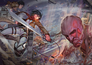 Attack On Titans By Ra