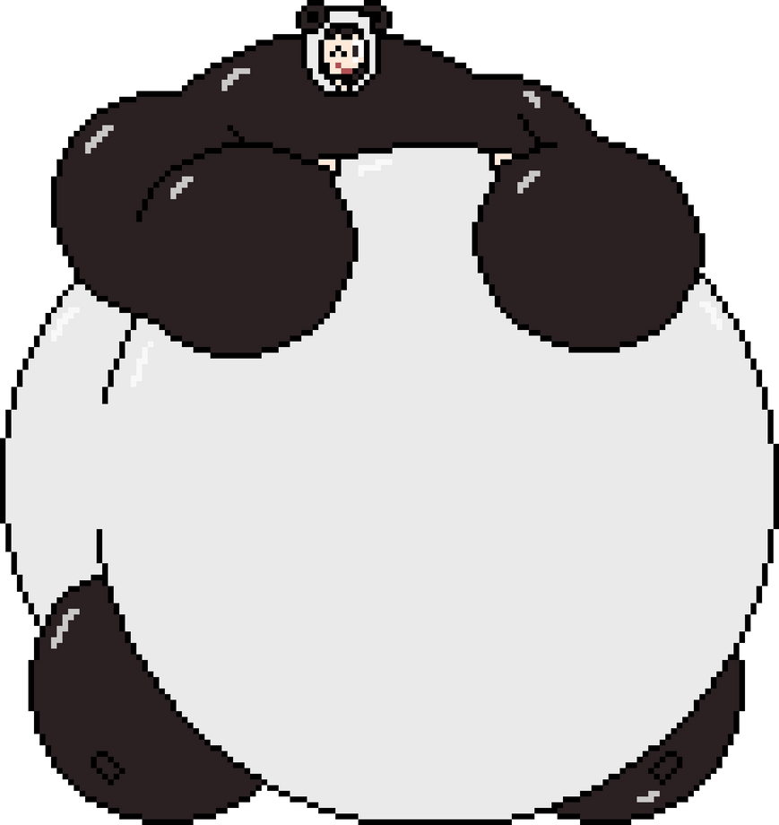 Fat Panda Using Ribbon One Big Fat Panda!! ^w^ by janabo1111 on DeviantArt