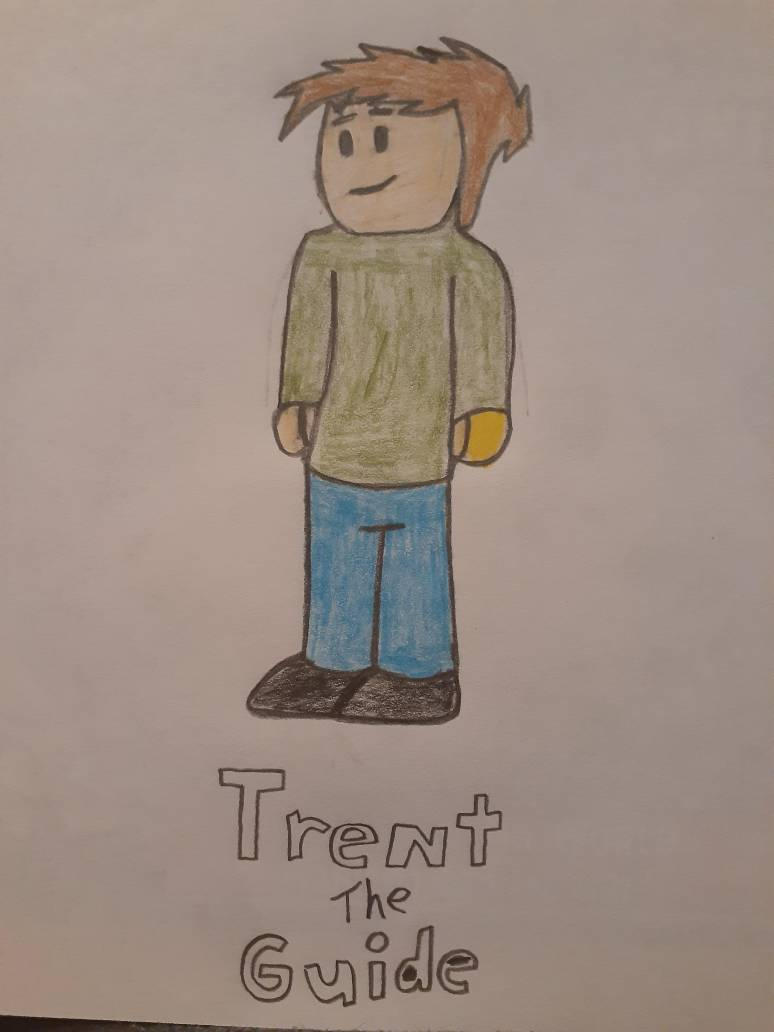 Terraria Guide Drawing Terraria Guide Drawing by GlistenGhost on DeviantArt