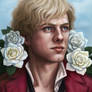 Enjolras and roses