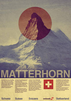 Vintage Swissair Travel Poster