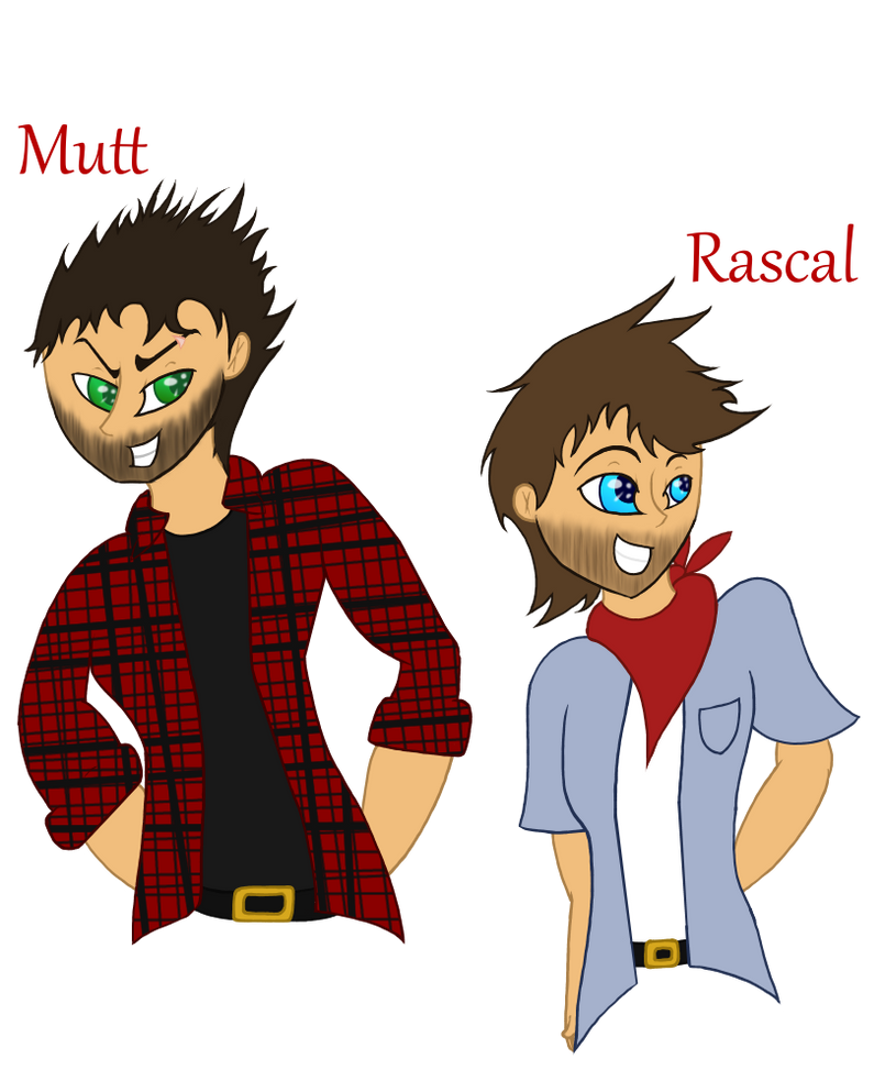 Human Mutt and Rascal by Insanity36 on DeviantArt