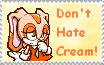 Don't Hate Cream Stamp by MoonWarriorAutumn