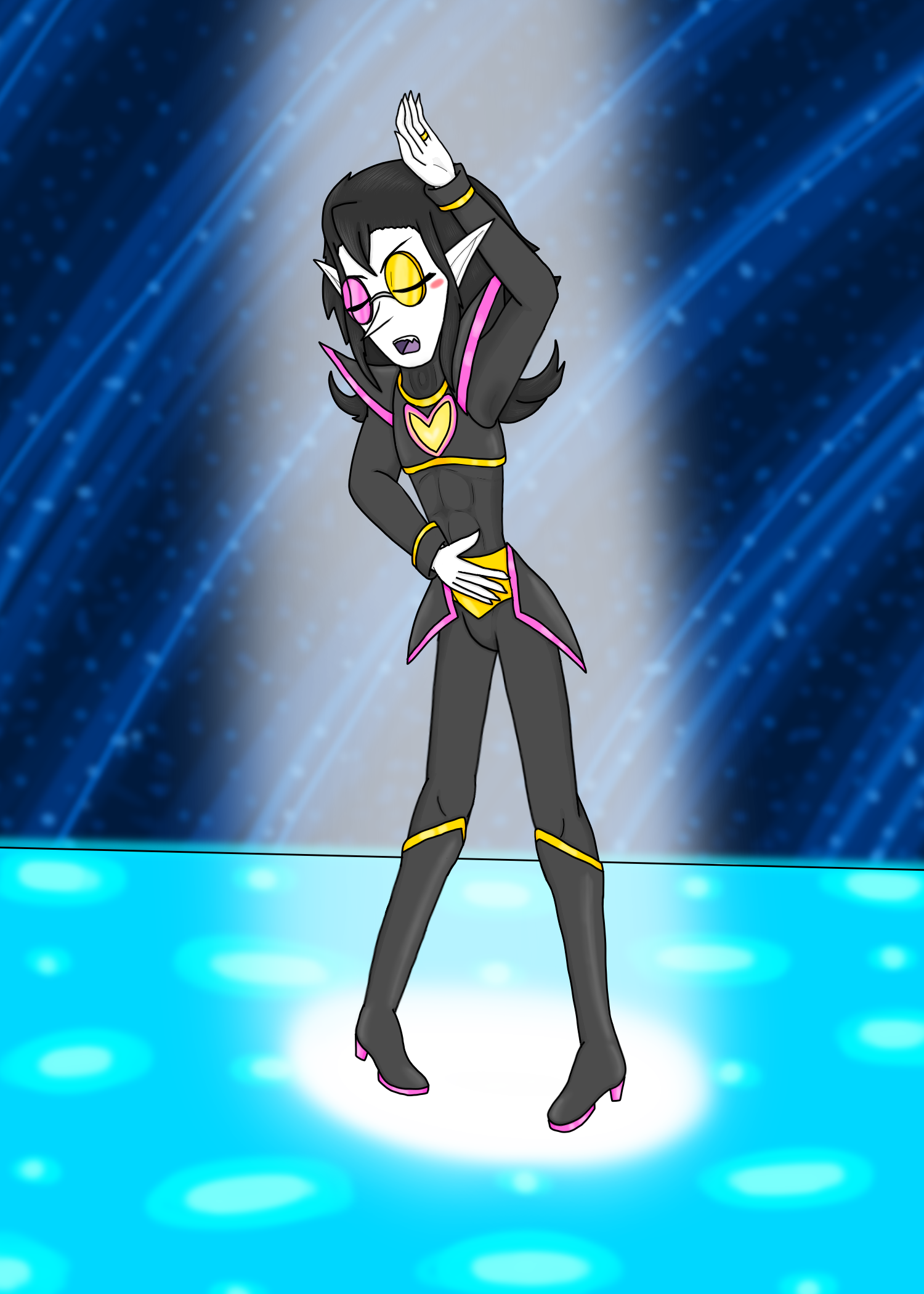 Angelton on Stage by MoonWarriorAutumn on DeviantArt