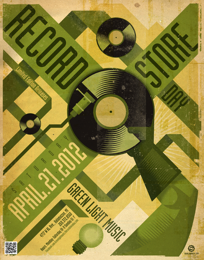 Green Light Music RECORD STORE DAY Poster