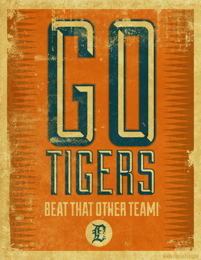 All Purpose TIGERS Support Poster