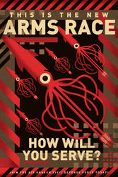 Kraken Arms Race Poster/Graphic Version