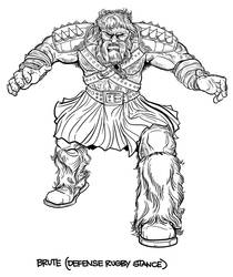 BARBARIANS BRUTE Character Design