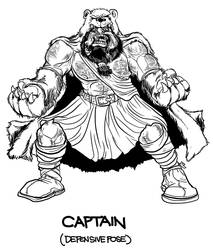 BARBARIANS CAPTAIN Character Design